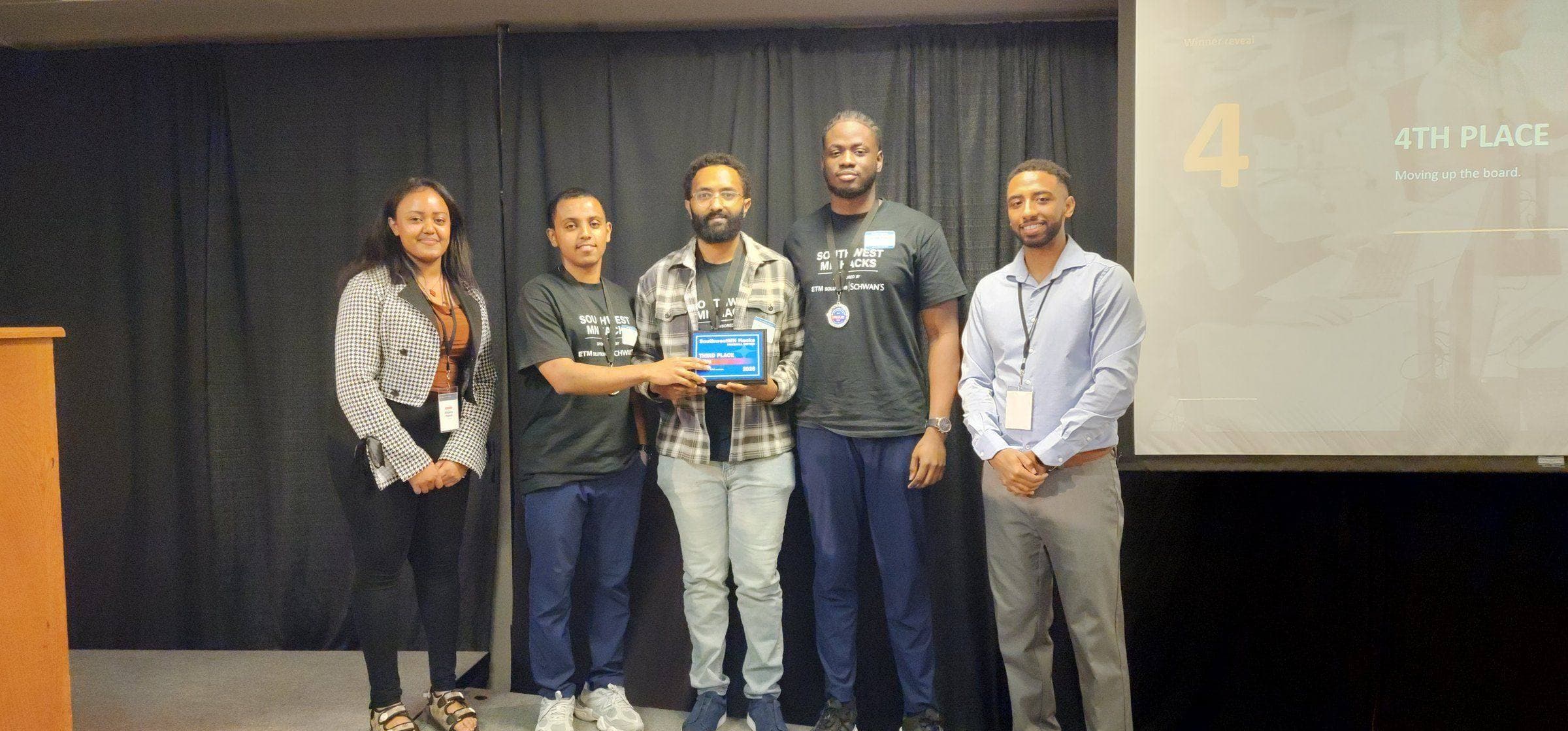 KnowledgeFlow, 3rd Place winners at Southwest MN Hacks