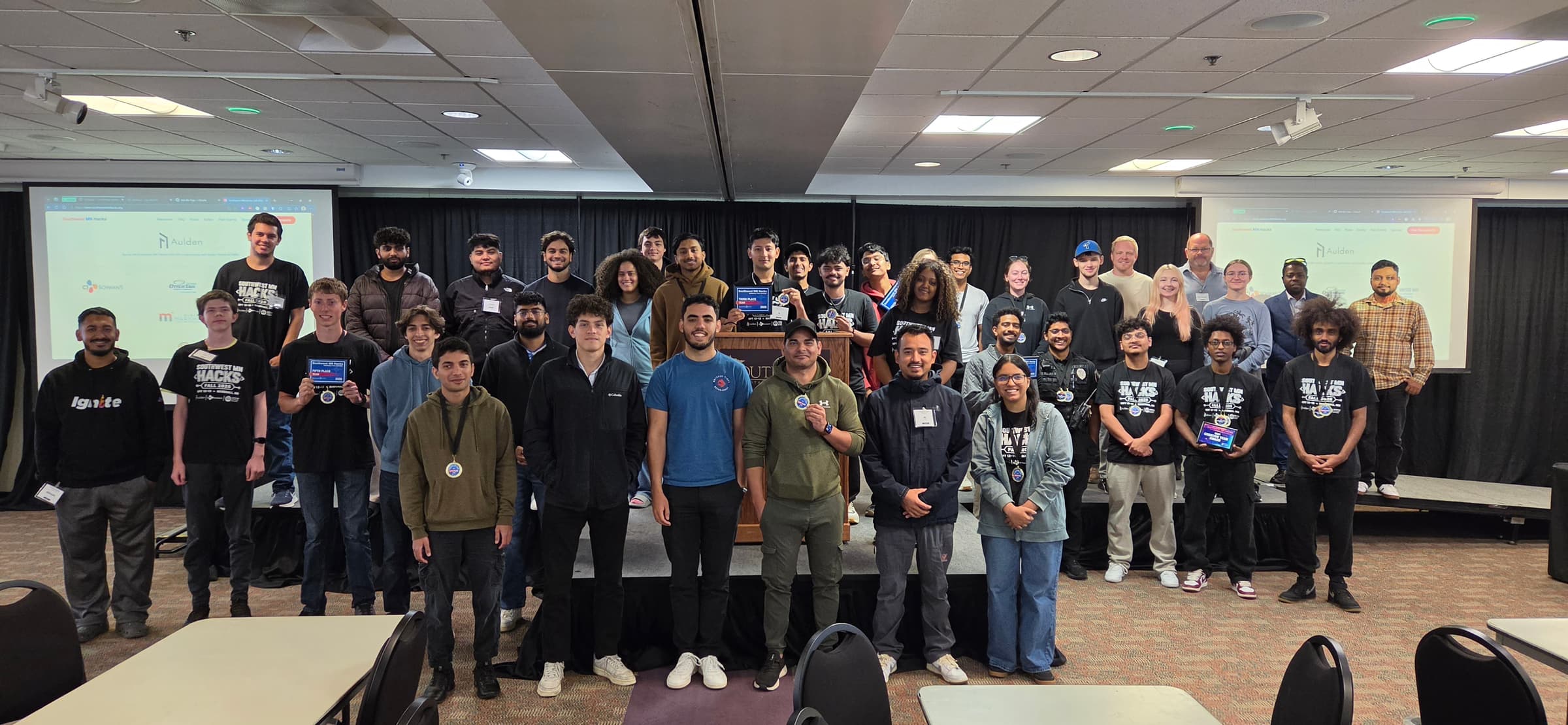 Participants at Southwest MN Hacks: Fall 2026